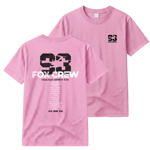 Футболка прямого крою - FOX CREW х СHOPCHOP TS-FXCRW-PNK-S фото