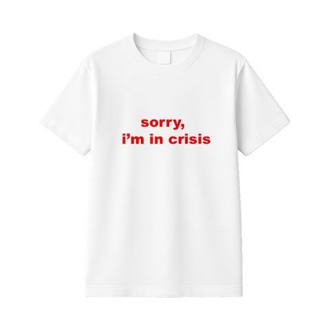 Футболка "I'M IN CRISIS" TS-CRS-WH-S фото